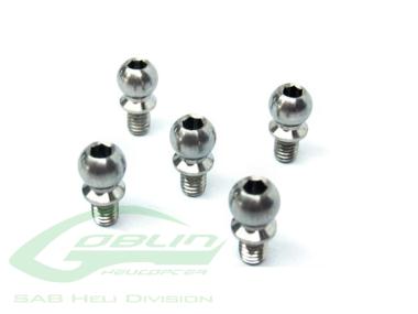 Uniball M3x4-dia 5 mm, H3.5 - 5pcs