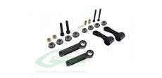 Radius Arm Set Black Matte- G Thunder,Nitro