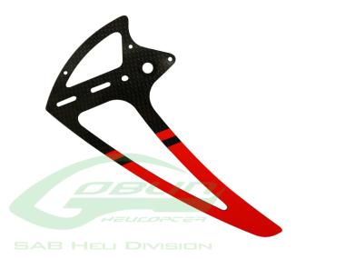 CFC Tail Fin Red - Goblin 500 - konec výroby