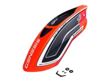 Carbon Fiber Canopy Matte Orange-Mini Genesis