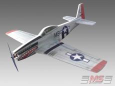 Mustang P-51 H XL-polomaketa EPP