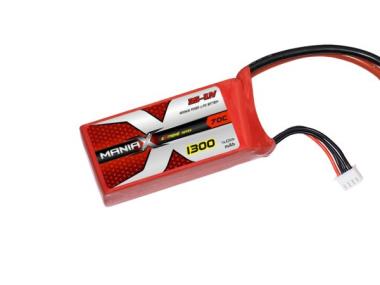 ManiaX LiPo 3S 1300mAh 11.1V eXtreme 70C 